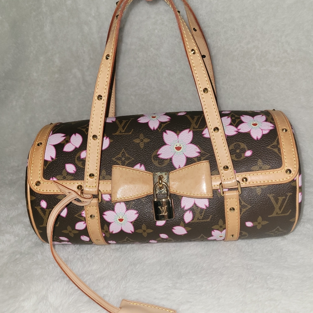 Luis Vuitton Cherry Blossom Papillon barrel